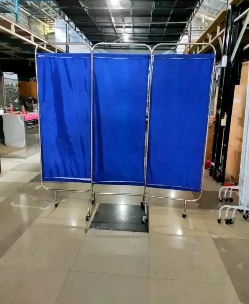 Bedscreen 3 Bidang Stainless Steel
