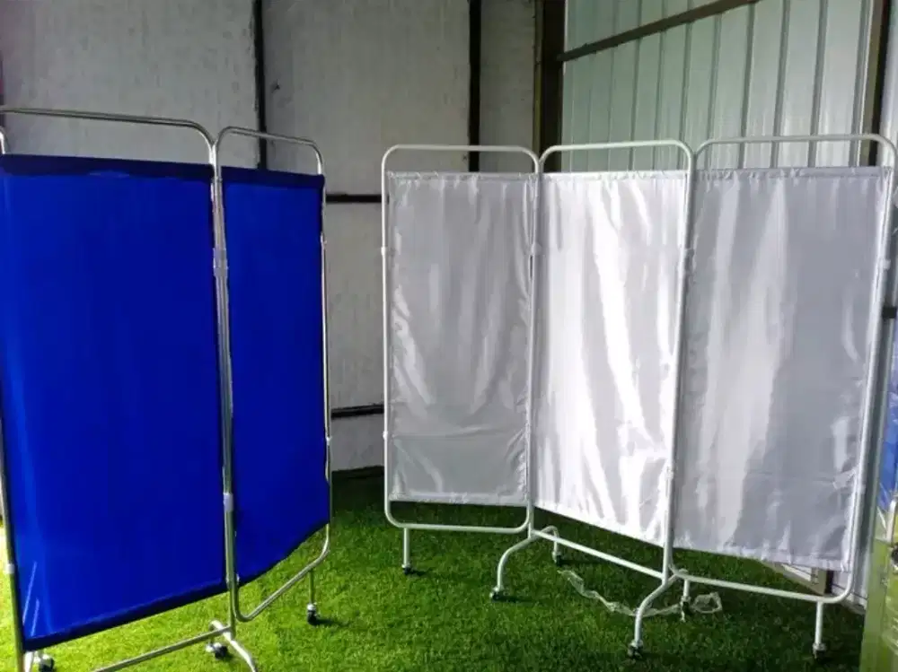 Bedscreen 3 Bidang Stainless Steel