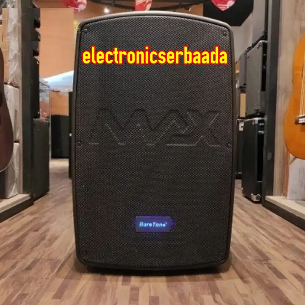 SPEAKER PORTABLE BARETONE MAX 15NB SPEAKER BARETONE 15 INCH BLUTOOTH