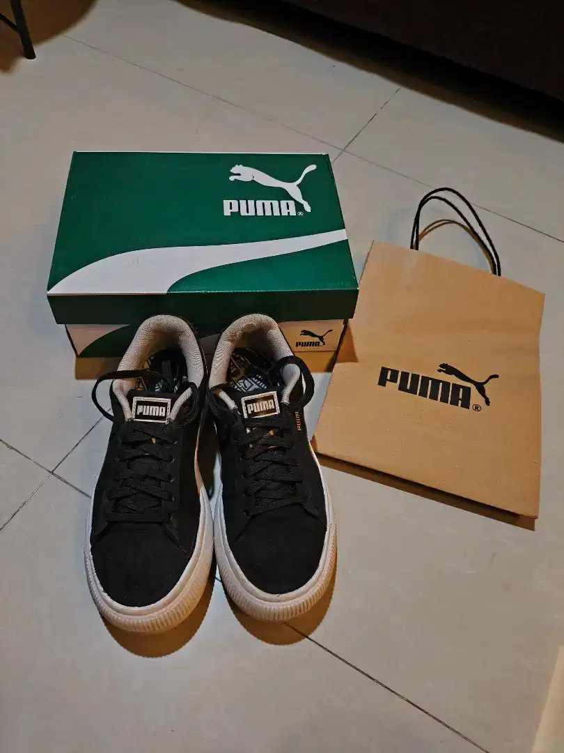 PUMA SUEDE MAYU WOMENS SNEAKERS BLACK  PRODUCT CODE : PMA 380686 - 02