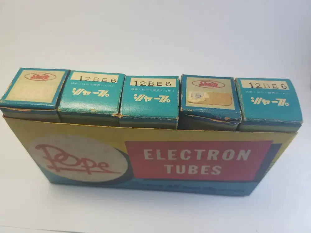 12BE6 tabung tube Paket 5 (lima) tabung Pope Electron Tube Nos