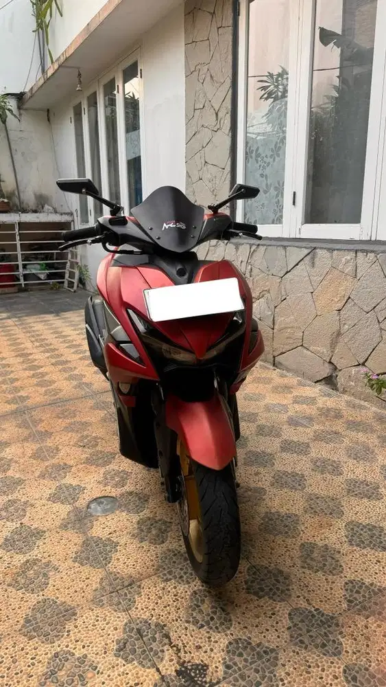 Aerox abs keyless 2019 merah