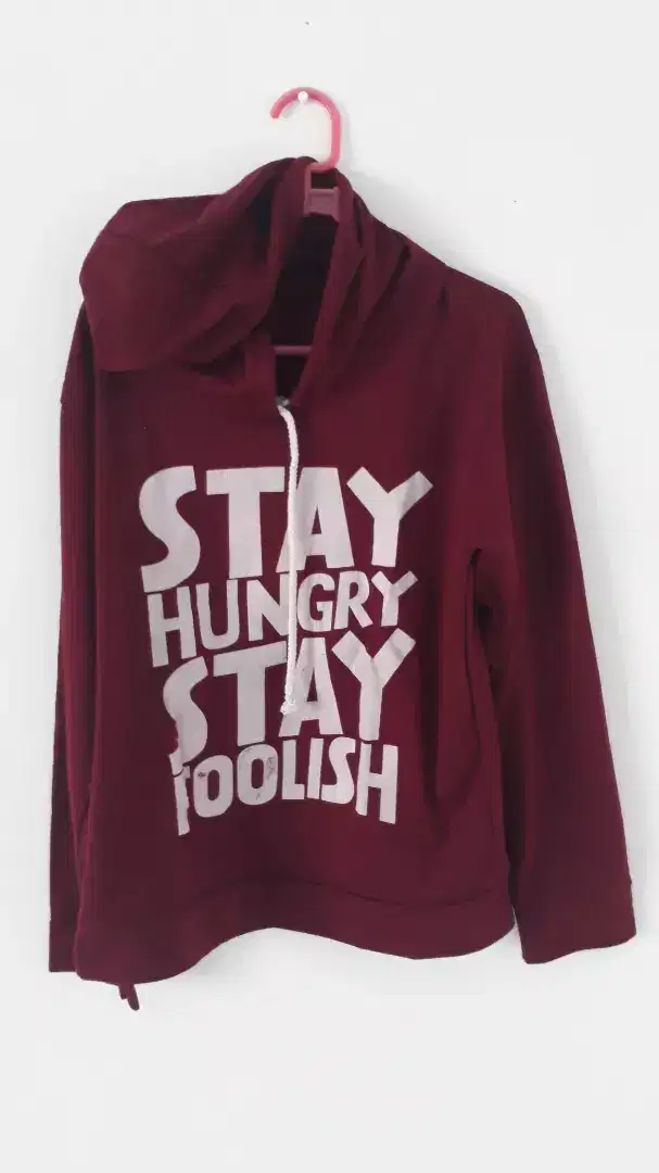 Hoodie anak maroon