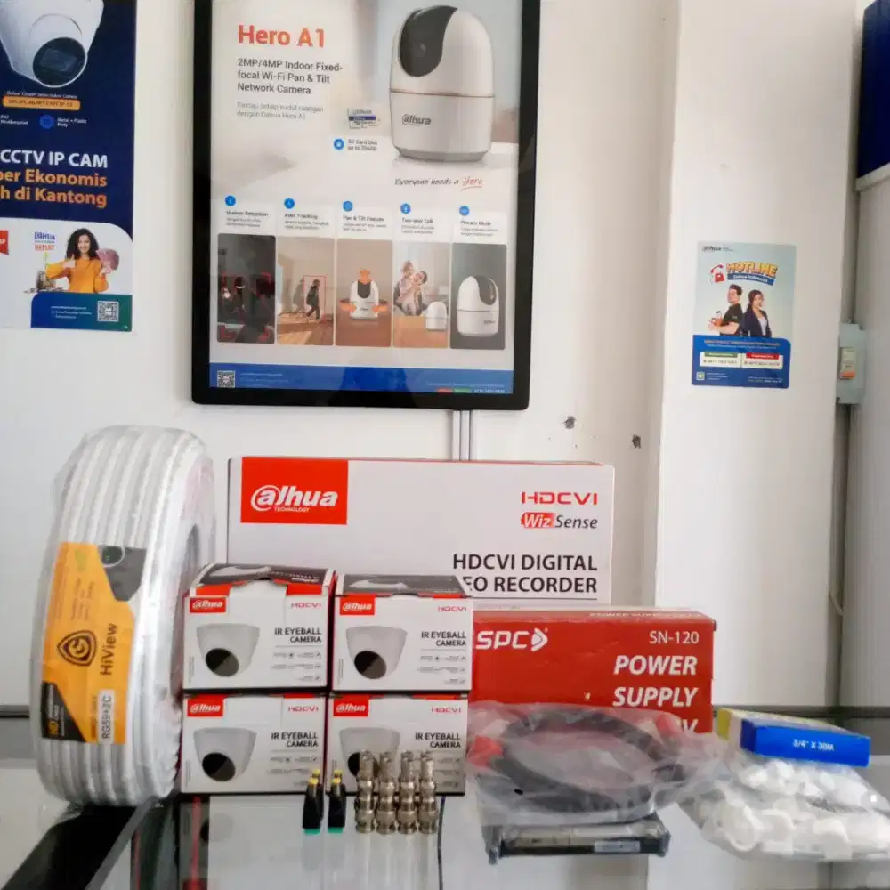 PAKET 4CH DAHUA 2MP MURAH BERGARANSI RESMI