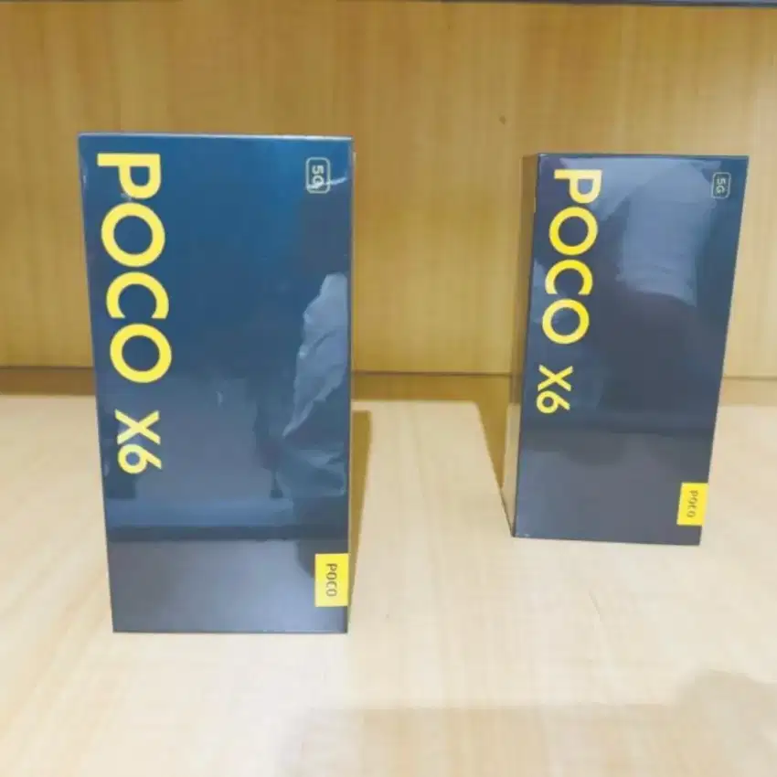 POCO X6 5G Ram 12/256 BARU SEGEL GARANSI RESMI 15BLN bisa TT Kredit