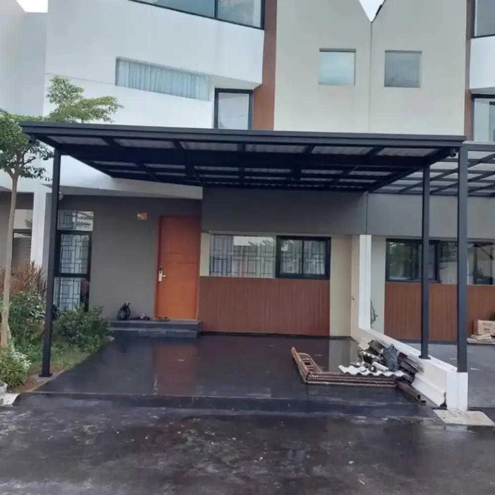 Atap Kanopi Alderon Double Layer Hollow Galvanis