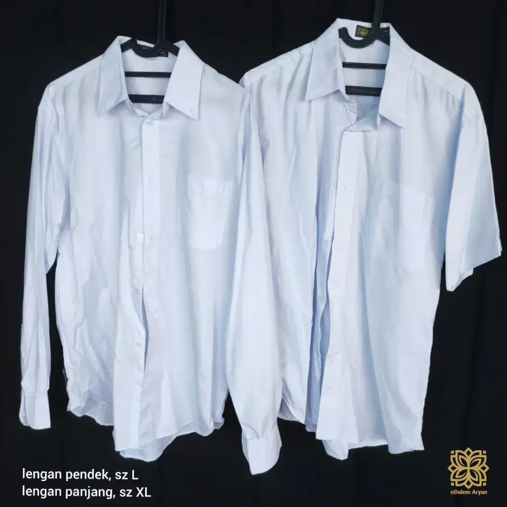 Kemeja Hem putih formal