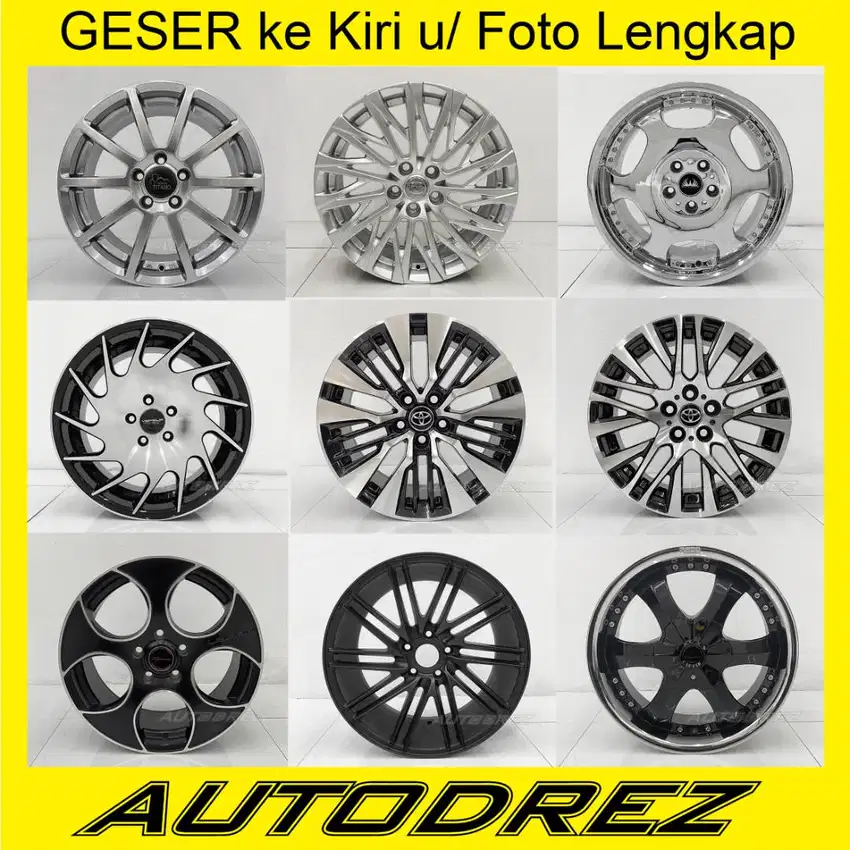 Velg Ring 17 R 17 18 R18 PCD 5x114 5x100 Lubang 5 Innova Honda ToyotaB