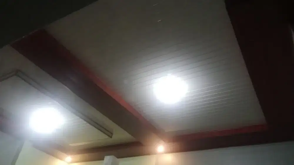 Plafon PVC nya bos terpasang murah