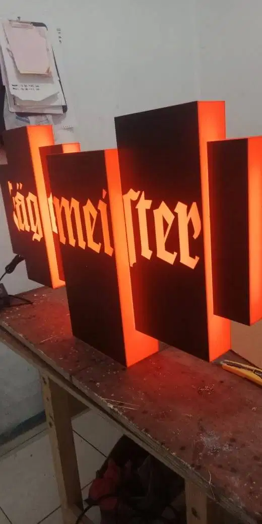 Huruf timbul | papan nama | neon box | reklame | akrilik | billboard