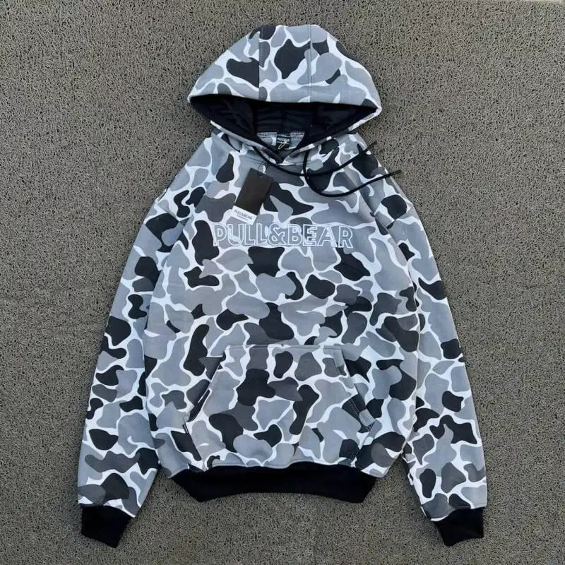 SWEATER DISTRO PRIA DAN WANITA HOODIE CAMO LORENG LOGO TULISAN