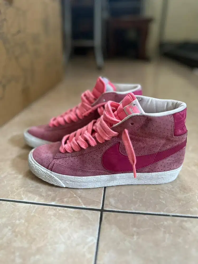 NIKE BLAZER HIGH SUEDE VINTAGE PINK