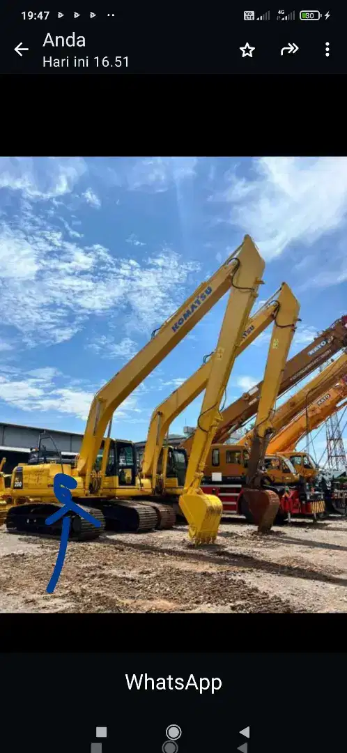 Komatsu pc 200-8 long arm  2019