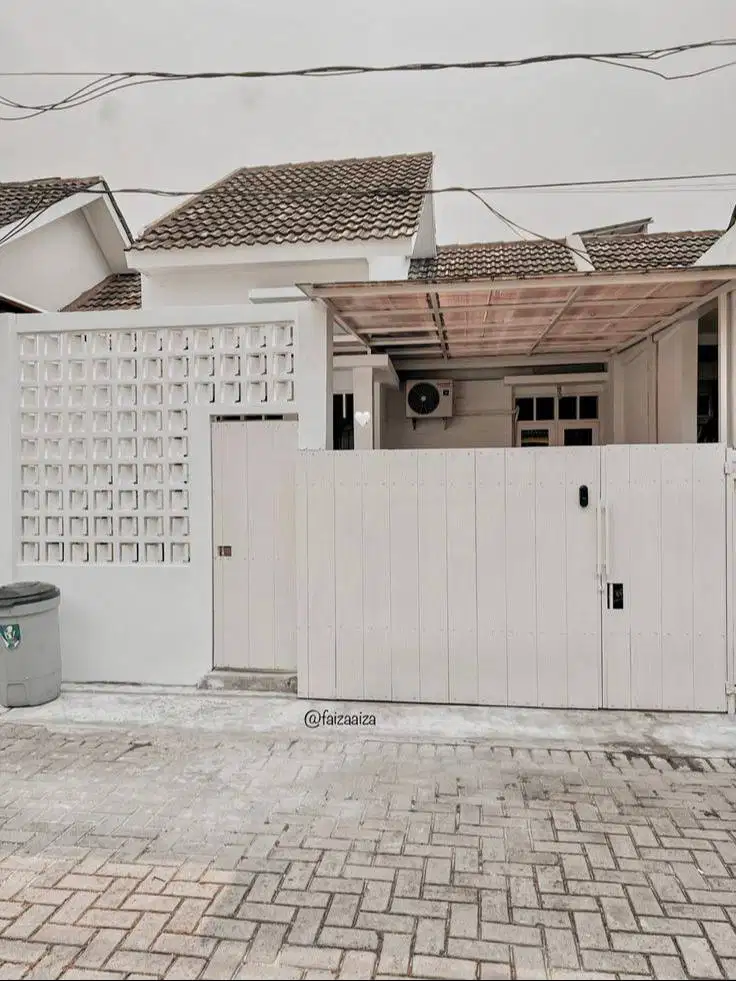 pagar rumah murah warna putih free survei