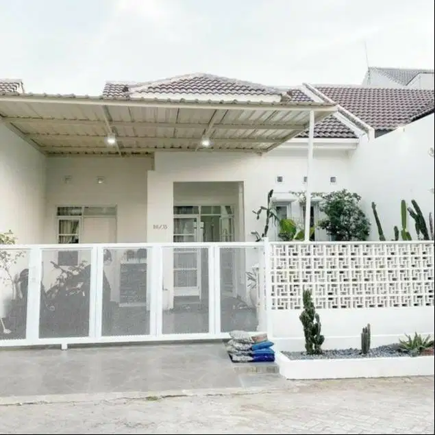 pagar rumah murah warna putih geratis survei