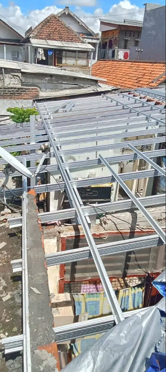 Vendor jasa pasang rangka atap galvalum per meter di Surabaya