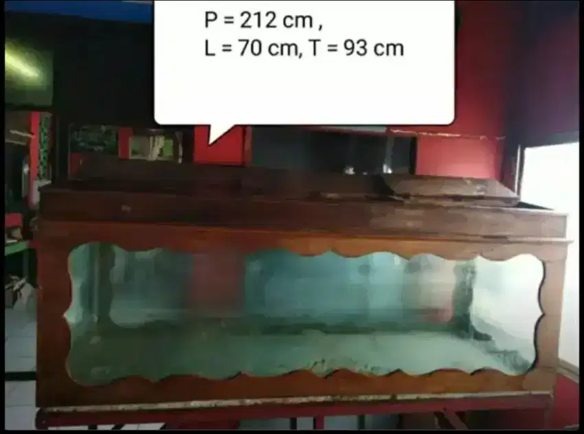 Aquarium kayu jaman dulu