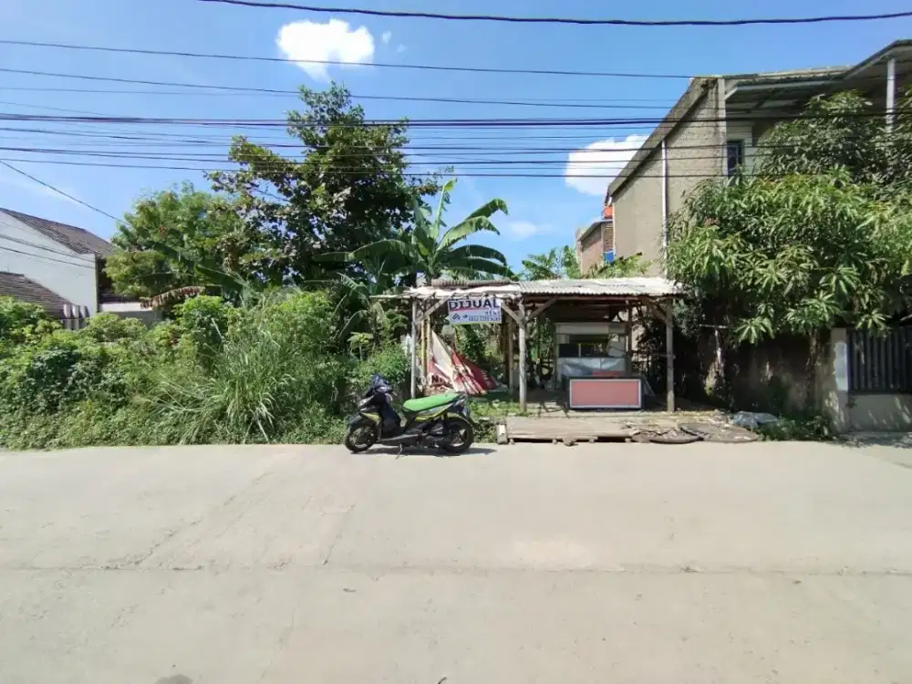 Tanah kavling dijual di Cisaranten Arcamanik luas 511m Hoek(20×25.55m)