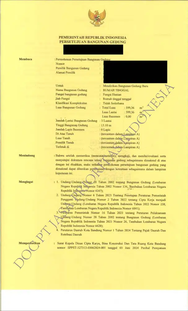 Pengurusan KRK, PBG /IMB, SLF (Bandung Raya/Kab), PKKPR (Se-Indonesia)