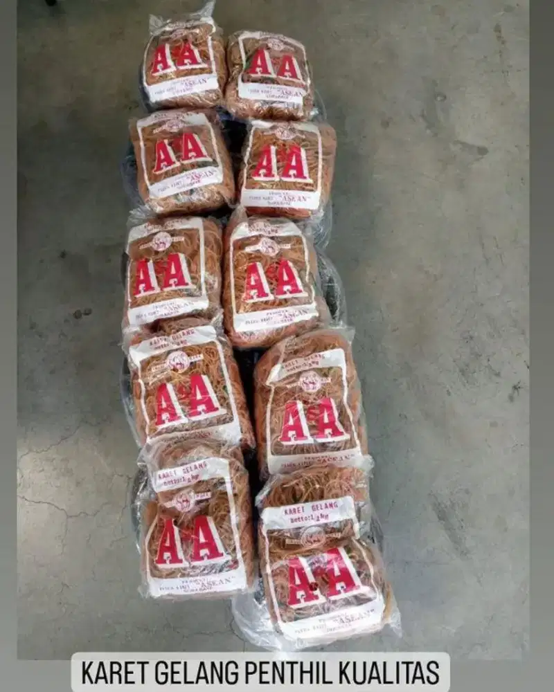 RAFIA WARNA PUTIH MERAH KUNING HITAM  & KARET PENTHIL DLL