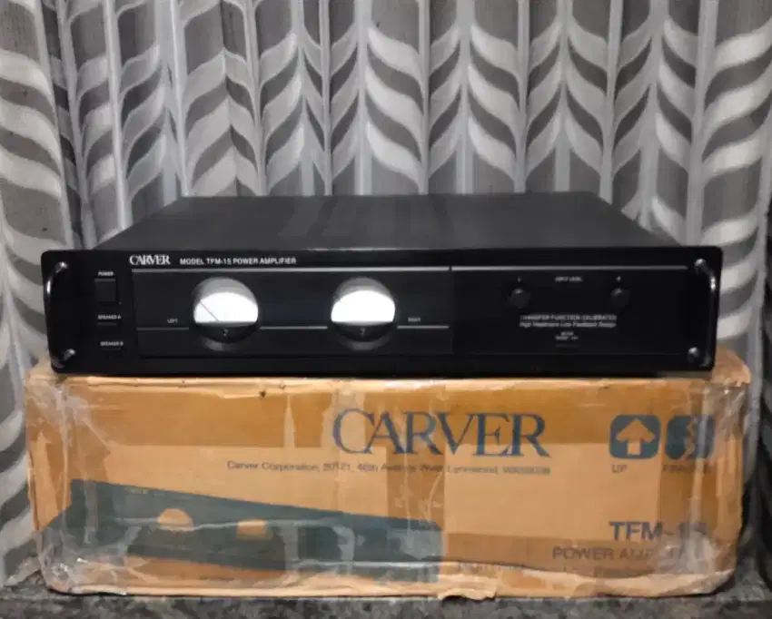 Carver TFM-15 Power Amplifier (made in USA)