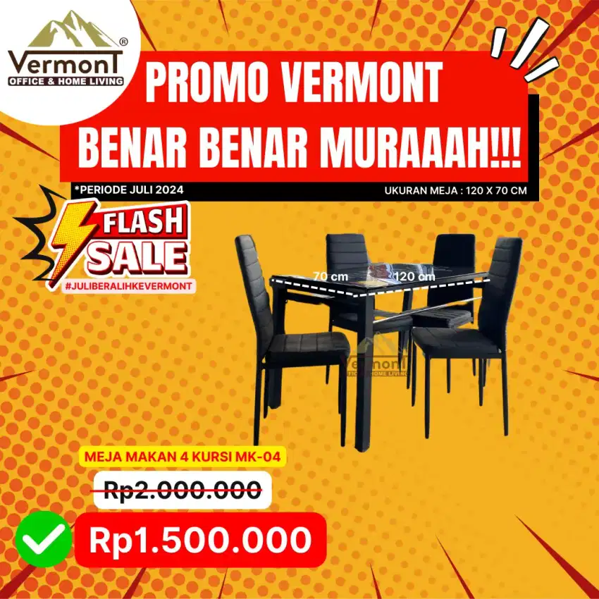 Promo Vermont benar benar murah