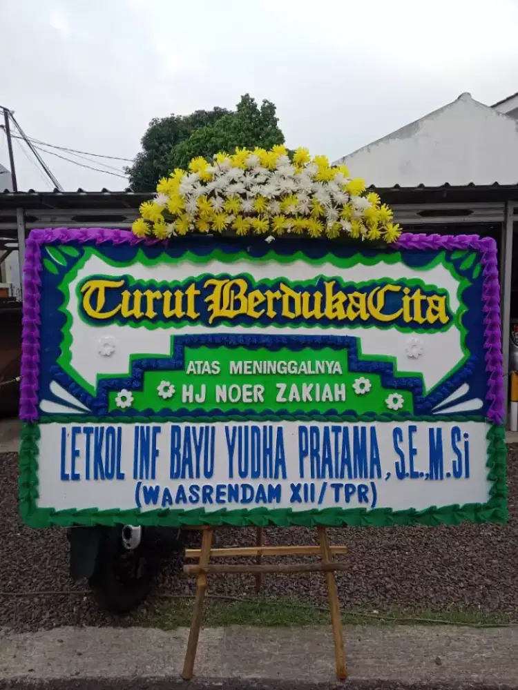 Harga Terjangkau, Bunga Papan Turut Berduka Cita, Kirim Cepat