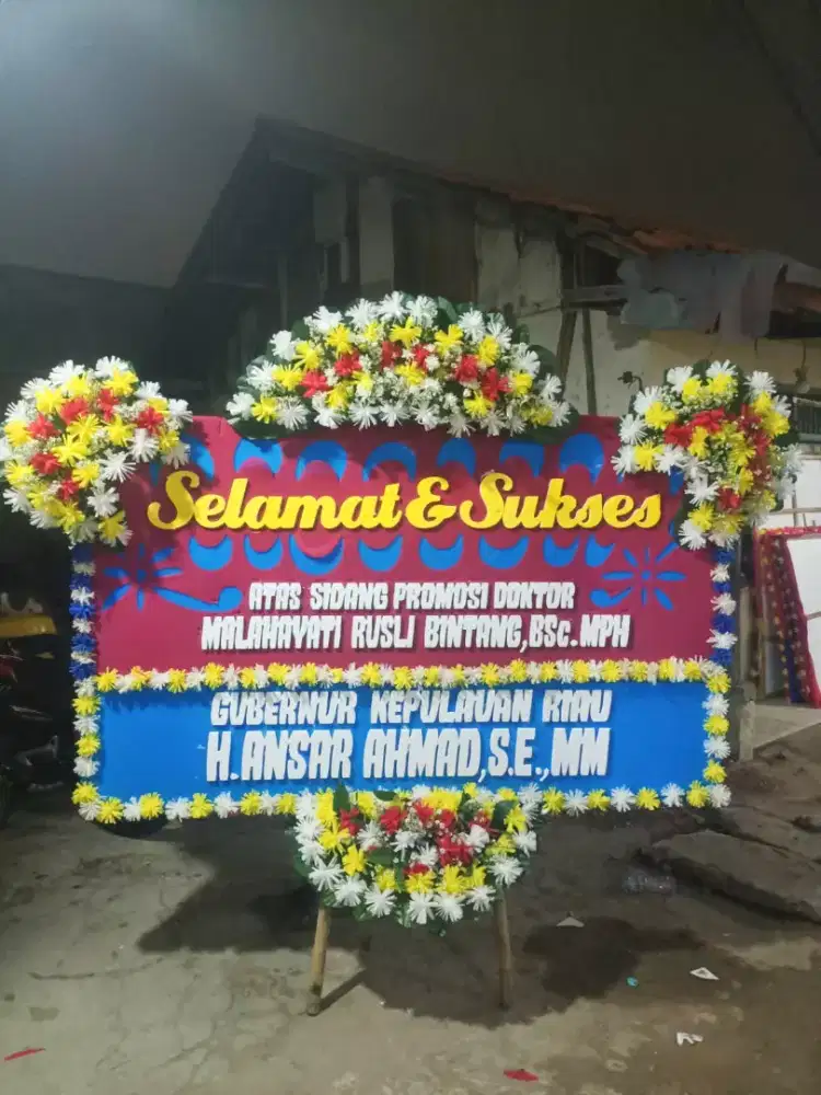 Selamat & Sukses dengan Bunga Papan, Harga Murah