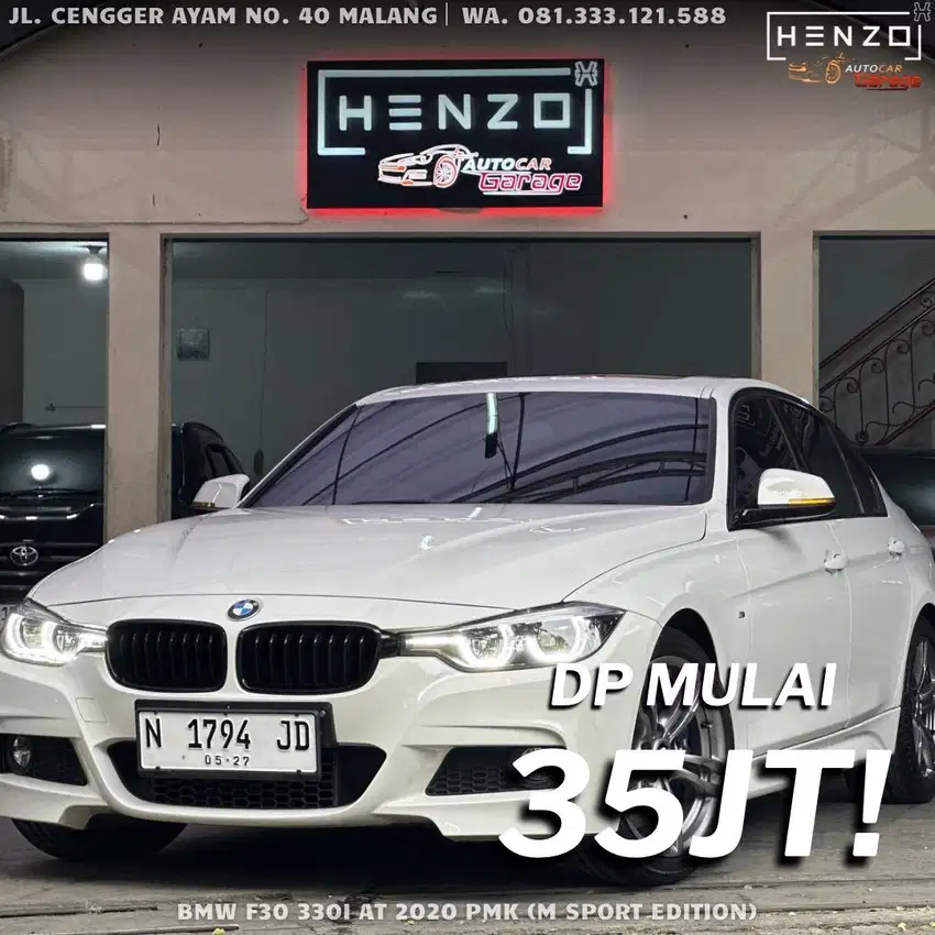BMW F30 330i AT 2020 PMK M SPORT EDITION LOW MILES, DP 35JT!