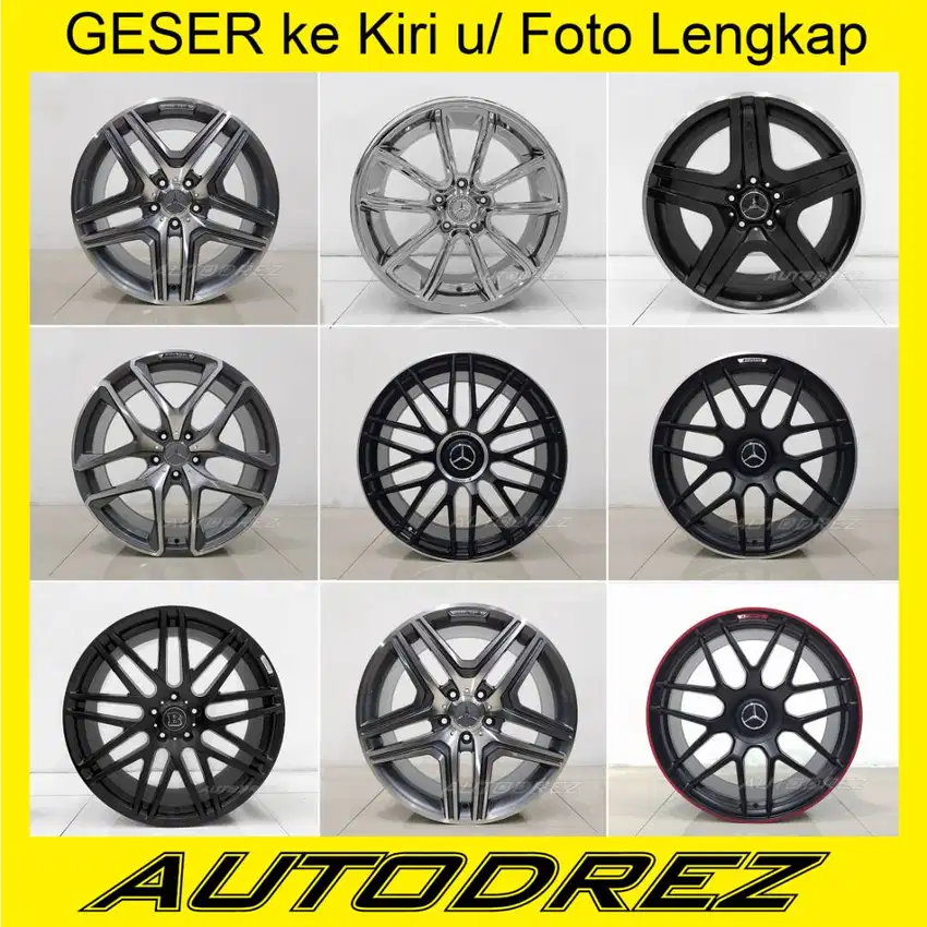 Velg Mercy Mercedes W460 W463 G63 Ring 20 21 22 R20 R21 R22 5x130 3