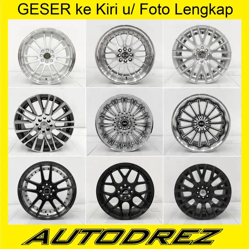 Velg Ring 17 R17 18 R18 4x100 4x114 Jazz Yaris Avanza Honda Toyota C