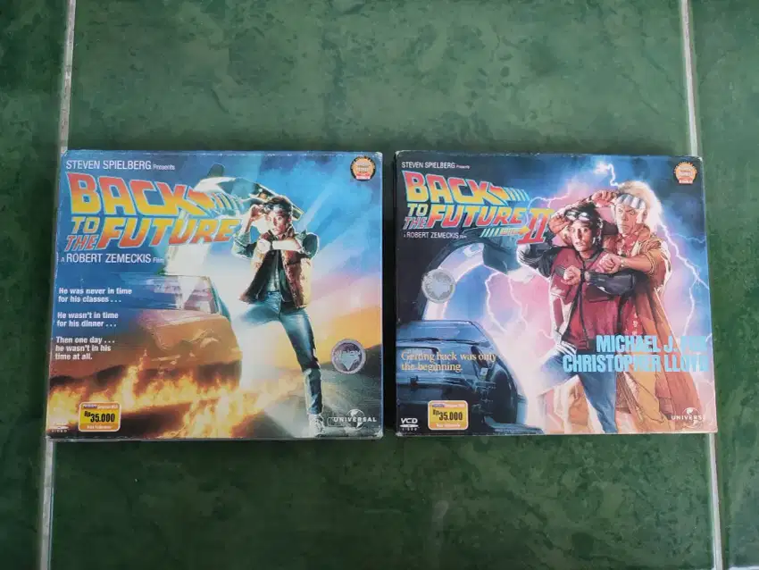 2 Pcs VCD Original Back To The Future & Back To The Future Part II