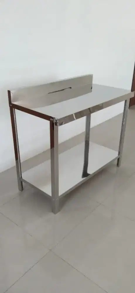 meja stainless minimalis