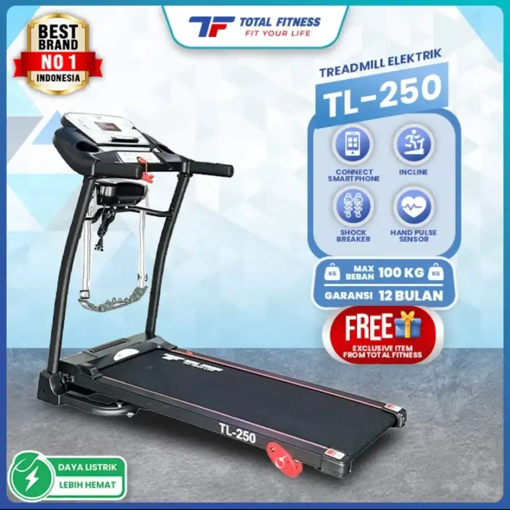 Treadmill elektrik TL 250