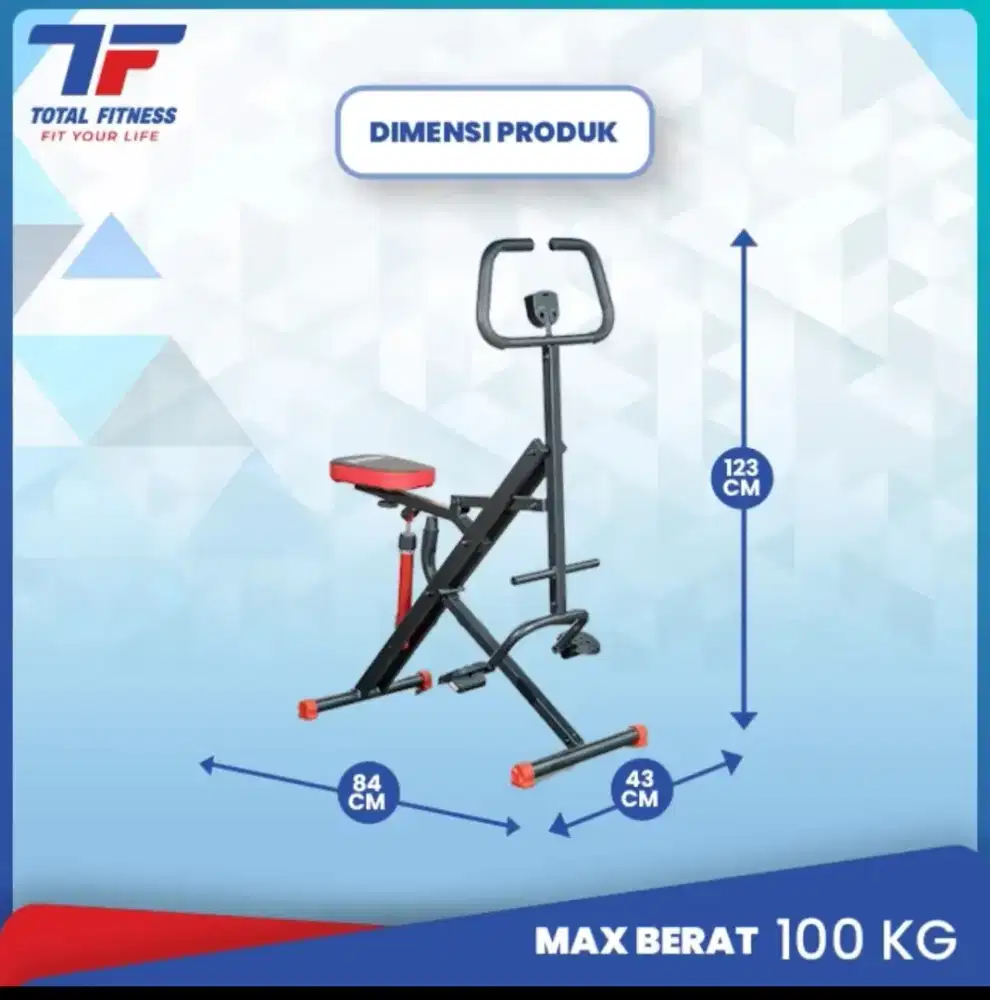 Alat fitness horse rider