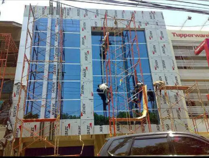 Custom Facade - Fasad ACP. Curtain wall. Lettersign. Outdoor Signage