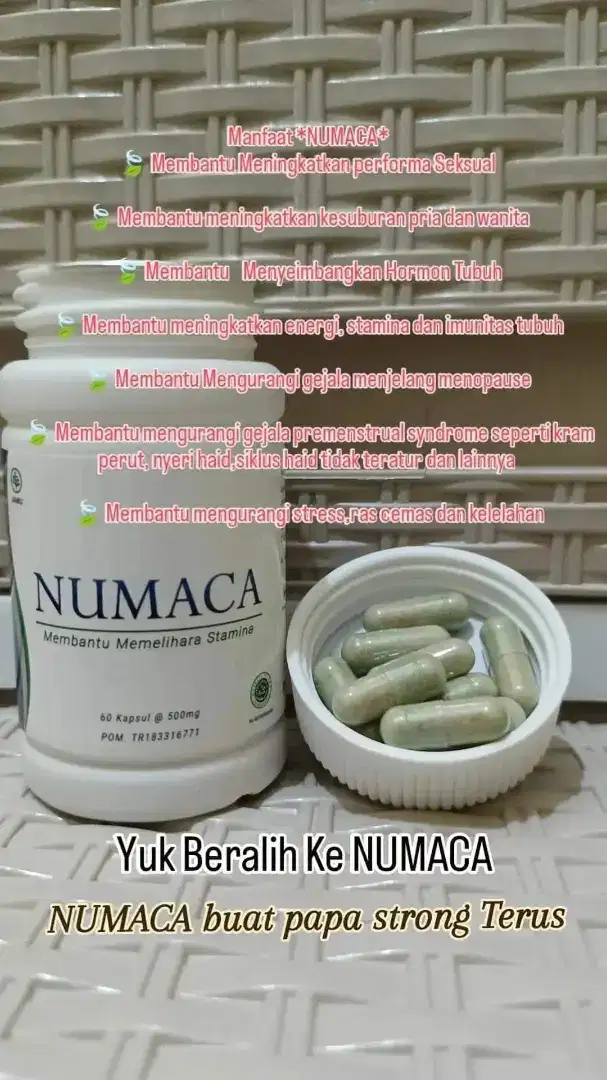 Promo Numaca suplemen Pria dan wanita original isi 60