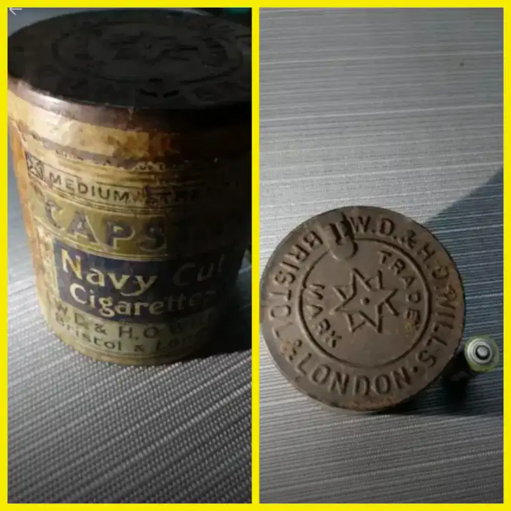 KALENG ANTIK JADUL CAPSTAN NAVY CUY