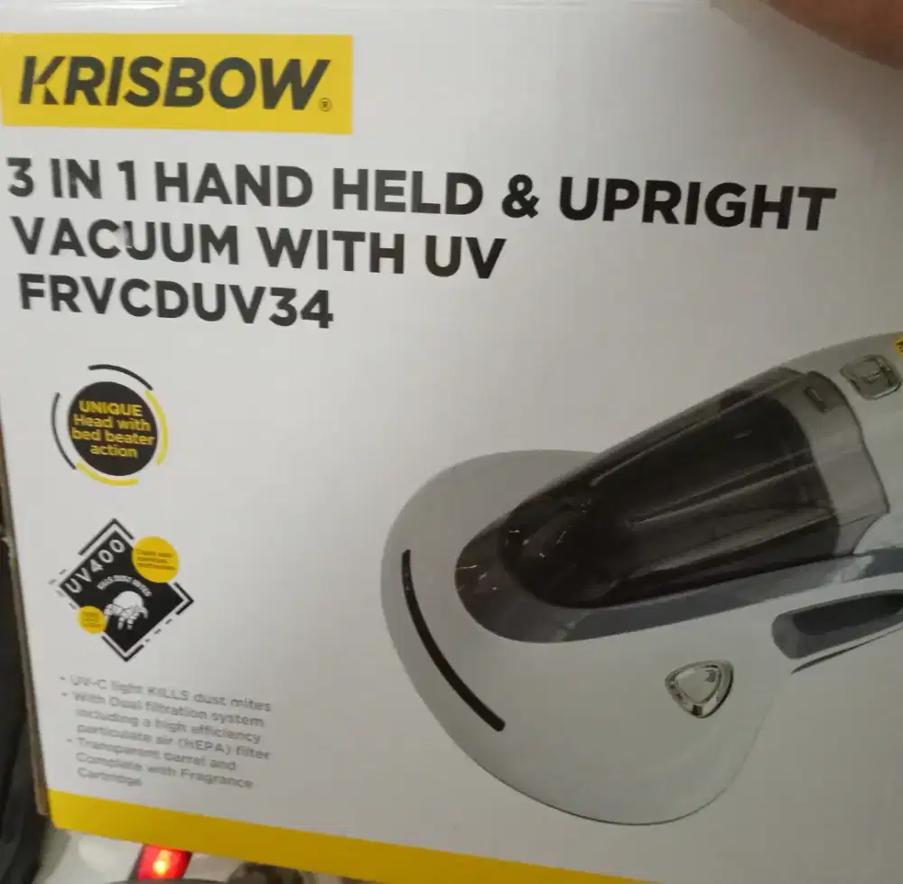 Hand vakum cleaner UV 3 in 1 Hand Held and Upright 400 watt