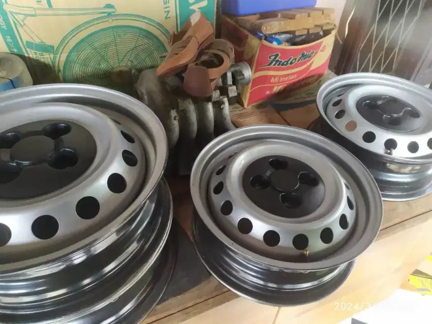 Velg kaleng 14 inko pcd 4x100 sigra ferio jazz great starlet