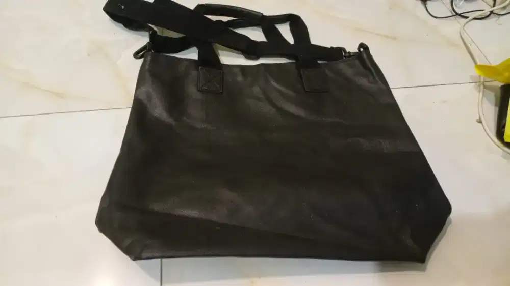 Tas Tote wanita No Brand warna Hitam pekat