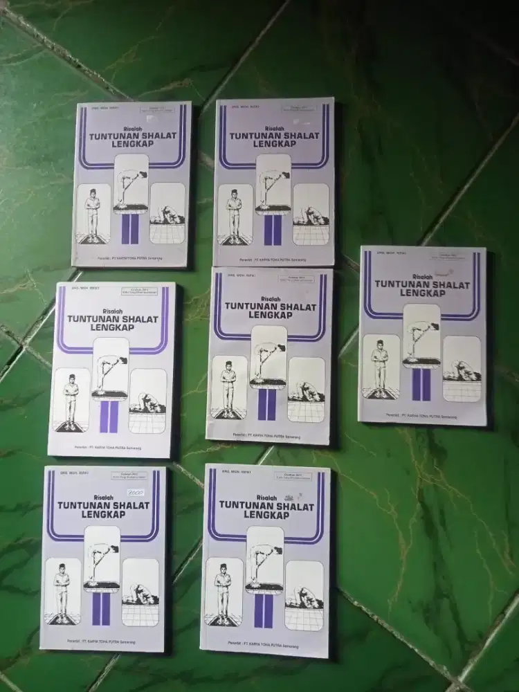 BORONGAN 7 BUKU BARU RISALAH TUNTUNAN SHALAT LENGKAP