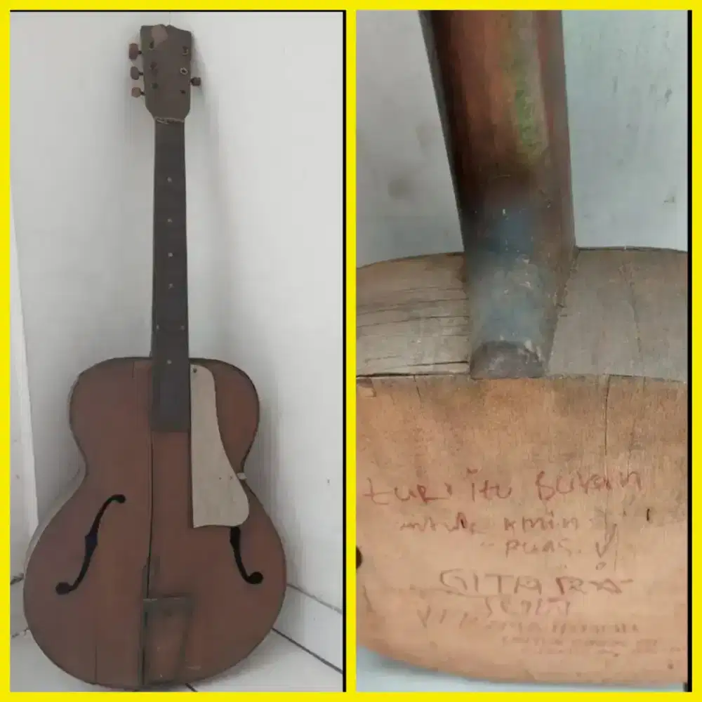 DEKORASI GITAR ANTIK