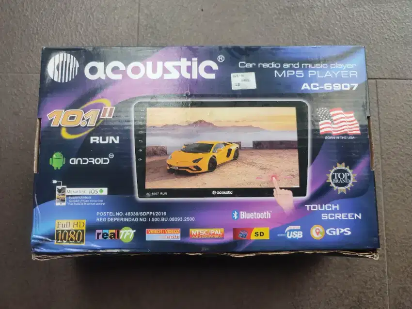 acoustic Car radio & music player MP5 PLAYER AC-6907 / Android 10.1