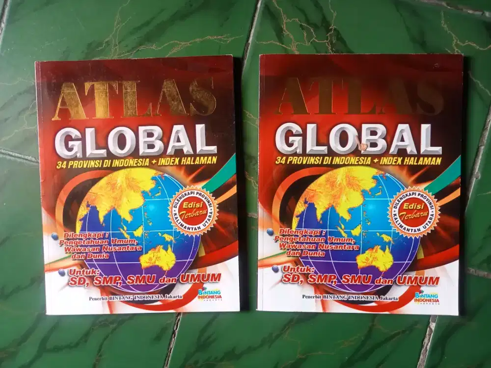 BORONGAN 2 BUKU BARU ATLAS GLOBAL