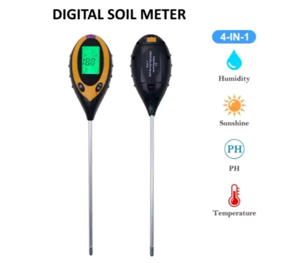 pH tanah soil meter