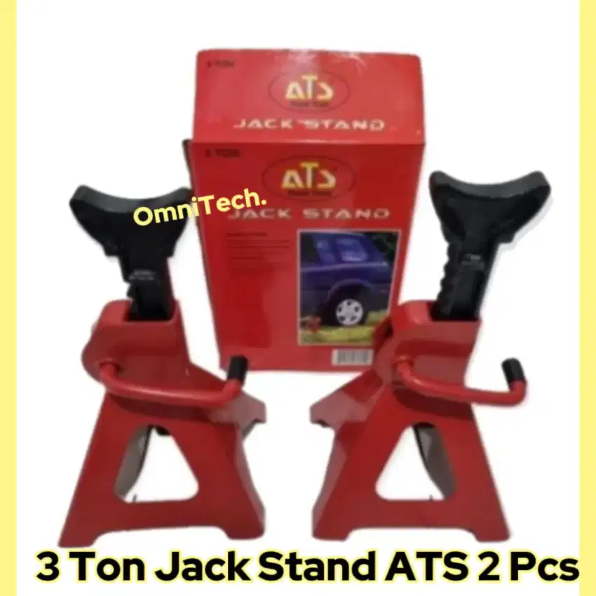 Jack Stand Dongkrak 3 Ton 3T Penyangga Tahanan Mobil 2 Pcs Stabil
