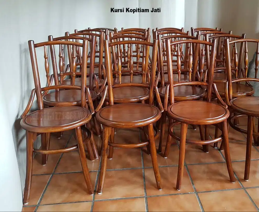 Kopitiam Chairs kayu jati
