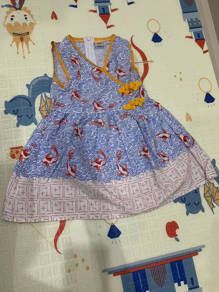 Preloved Kimiko Dress Blue