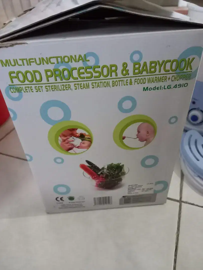 Multifungsional Food processor & baby  cook. 100 %  msh  baru.